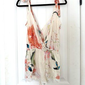 BHLDN Floral Sleep Romper